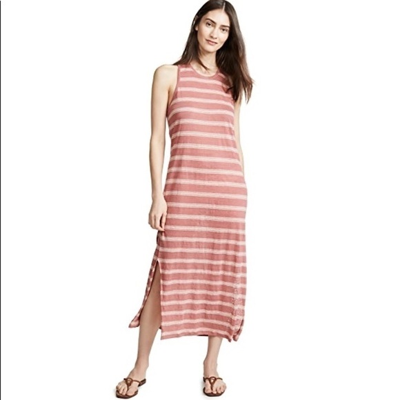Joie NWT Twist-Back Linen Jersey Tank Dress, Small - Picture 3 of 12